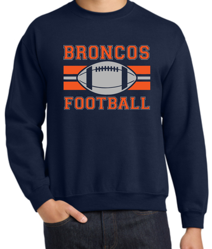 Broncos Football Crewneck
