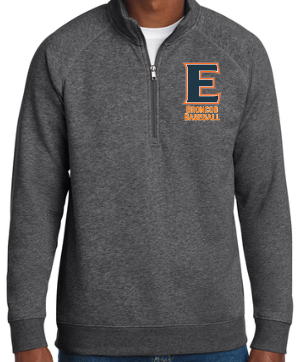 E Broncos Baseball 1/4 zip