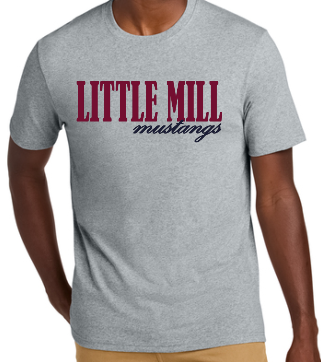Little Mill Mustangs Block Letter Shirt