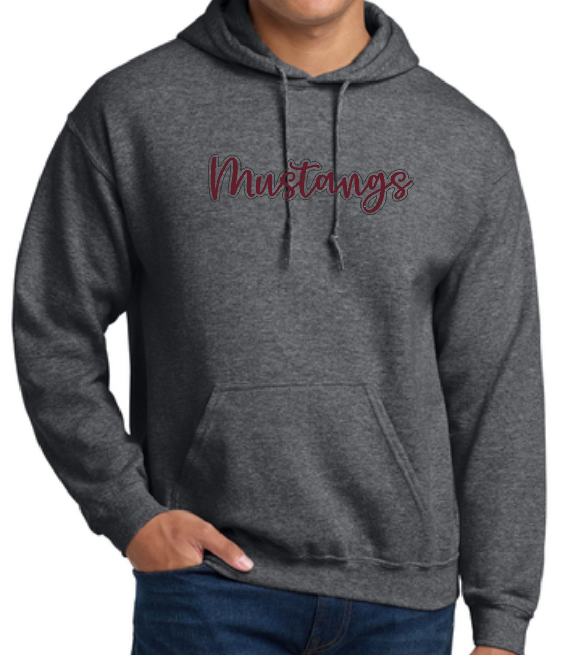 Mustangs Embroidered Hoodie