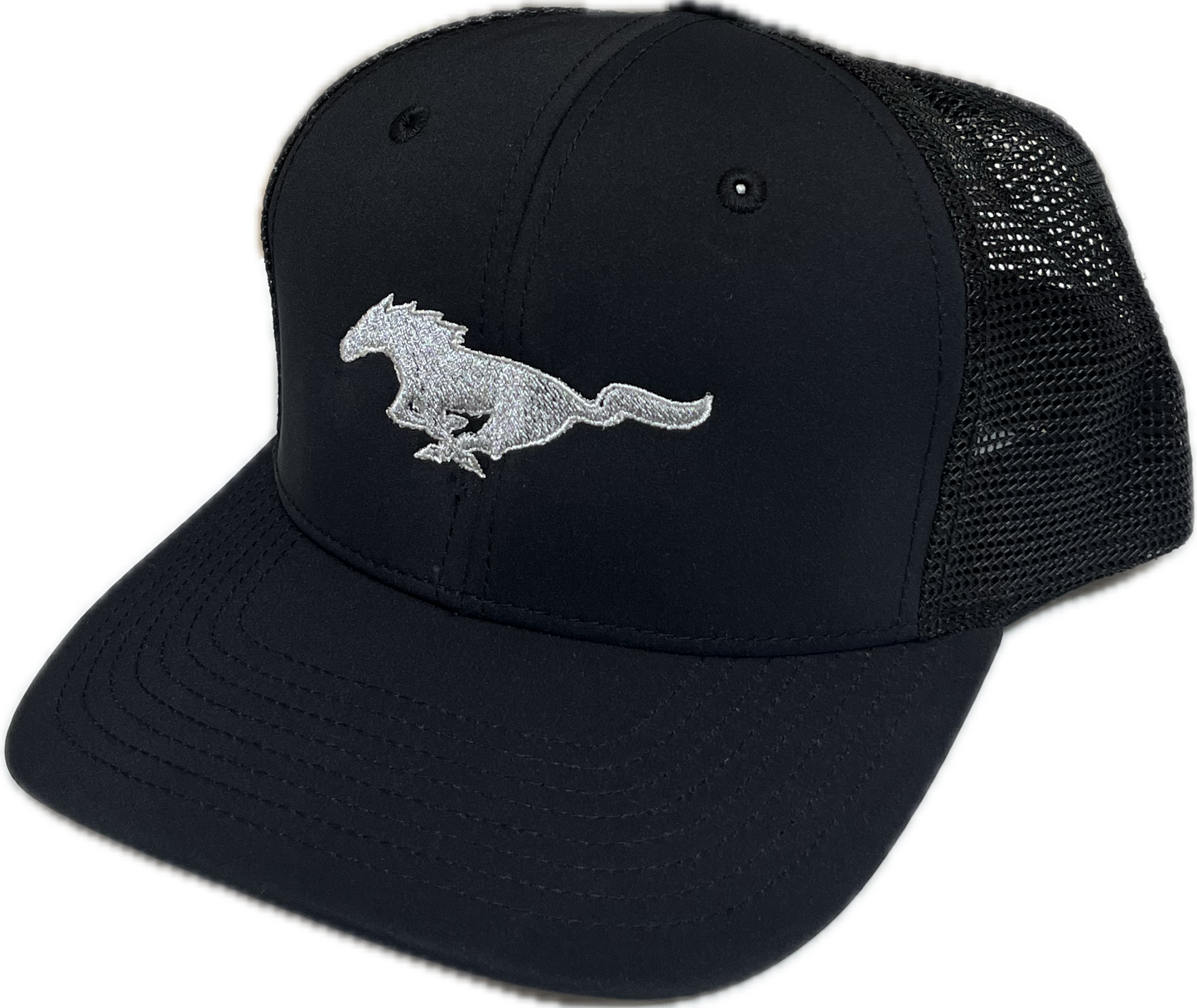 Mustangs Logo hat black/silver