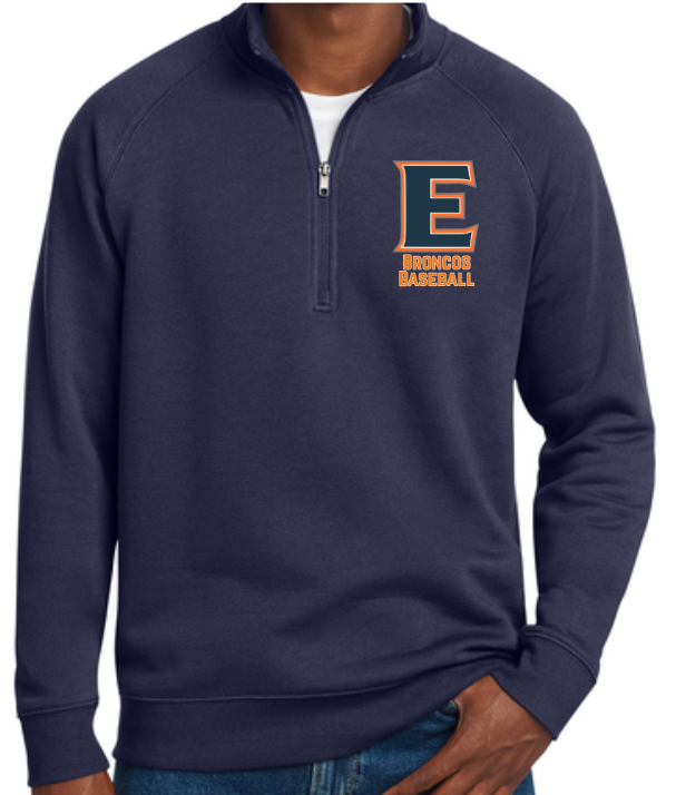 E Broncos Baseball 1/4 zip