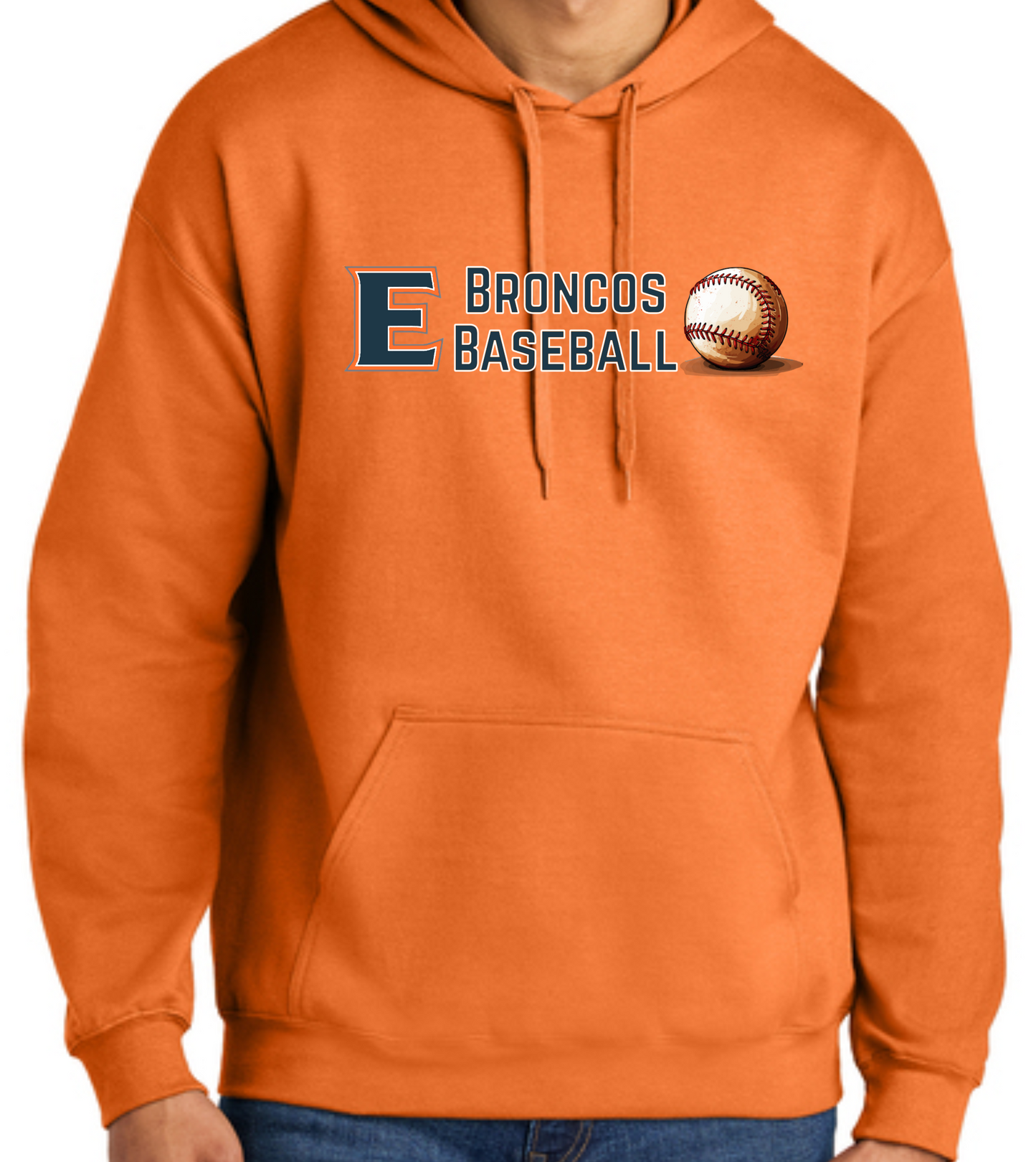 E Broncos Baseball Hoodie