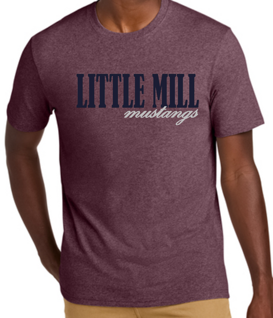 Little Mill Mustangs Block Letter Shirt