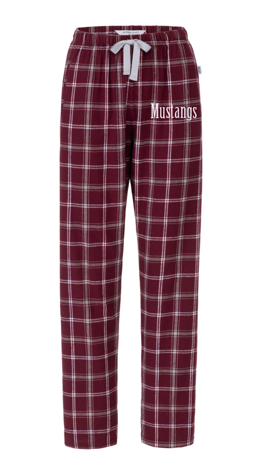 Ladies Embroidered Flannel Pants