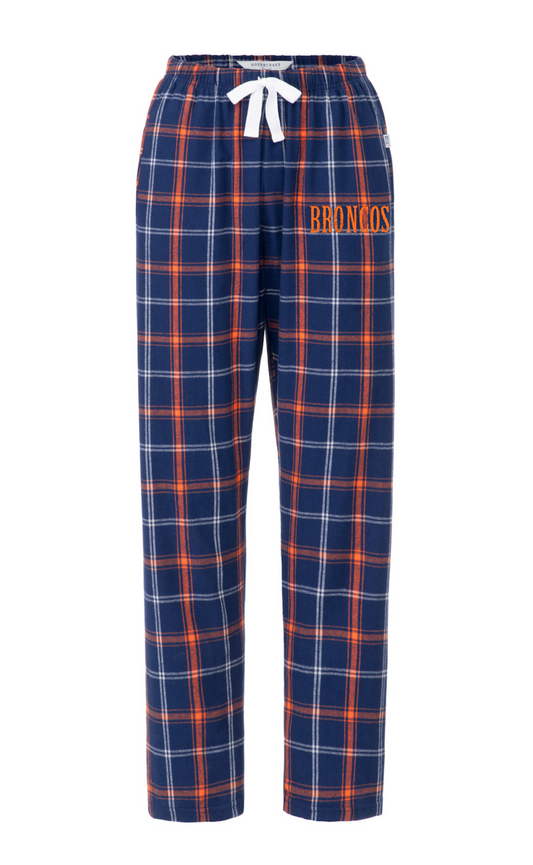 Ladies Embroidered Flannel Pants