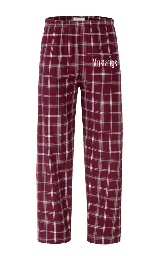 Men's Embroidered Flannel Pants