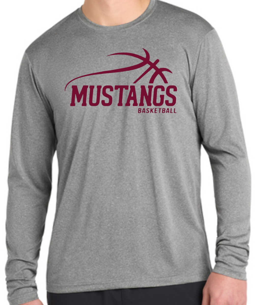 Mustangs Basketball Long Sleeve