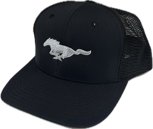 Mustangs Logo hat black/silver